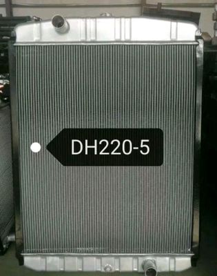Радиатор экскаватора Doosan DH220-5 | Радиатор 1060 мм в сборе | Многорядный алюминиевый сердечник