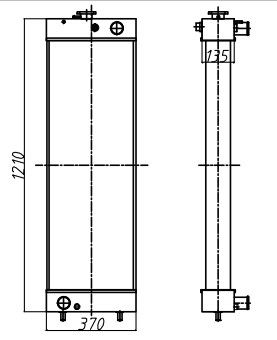 SK320LC-8 алюминиевый радиатор SK320-8 SK330LC-8 SK330-8 SK350LC-8 SK350-8 SK400LC-8 SK400-8 LC05P00043S001 LC05P00043S034