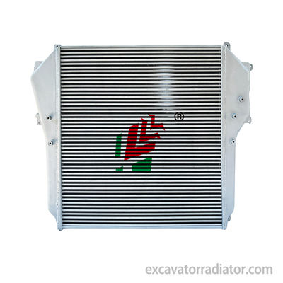 Hino Truck Single Port Intercooler Высокопроизводительное алюминиевое ядро Truck Heat Dissipation Intercooler Assembly